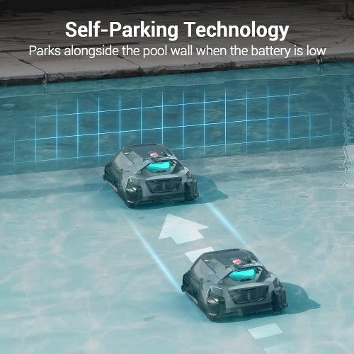 AIPER SEAGULL PLUS Cordless Pool Vacuum, Robotic Pool Cleaner with Strong Suction, LED Indicator for Above/In-Ground Flat Pools Up to 60 ft AIPER SEAGULL PLUS Cordless Pool Vacuum, Robotic Pool Cleaner with Strong Suction, LED Indicator for Above/In-Ground Flat Pools Up to 60 ft